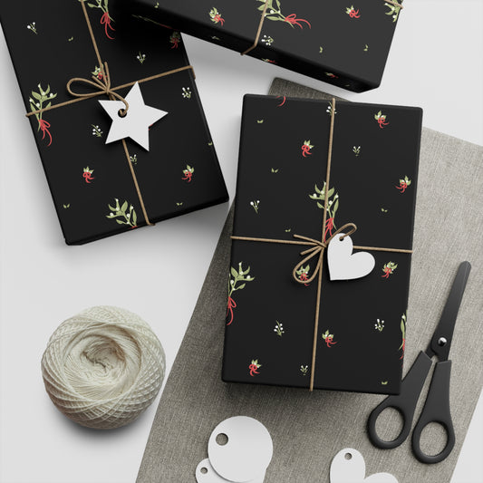 Sophisticated Mistletoe Gift Wrapping (1pc)