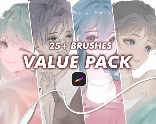 Soft Aesthetic Brush Packs