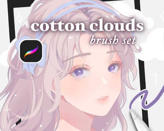 Cotton Clouds Soft Brush Set