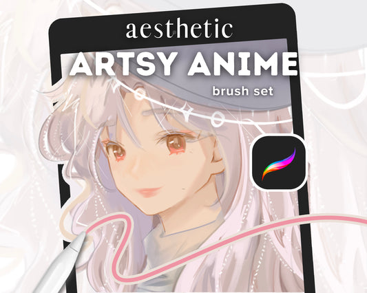 Aesthetic Artsy Anime Brush Set